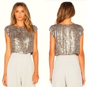 MLV By Maison La Vie Presley Sequin Top